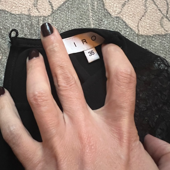 Iro black lace mini dress - Picture 9 of 9